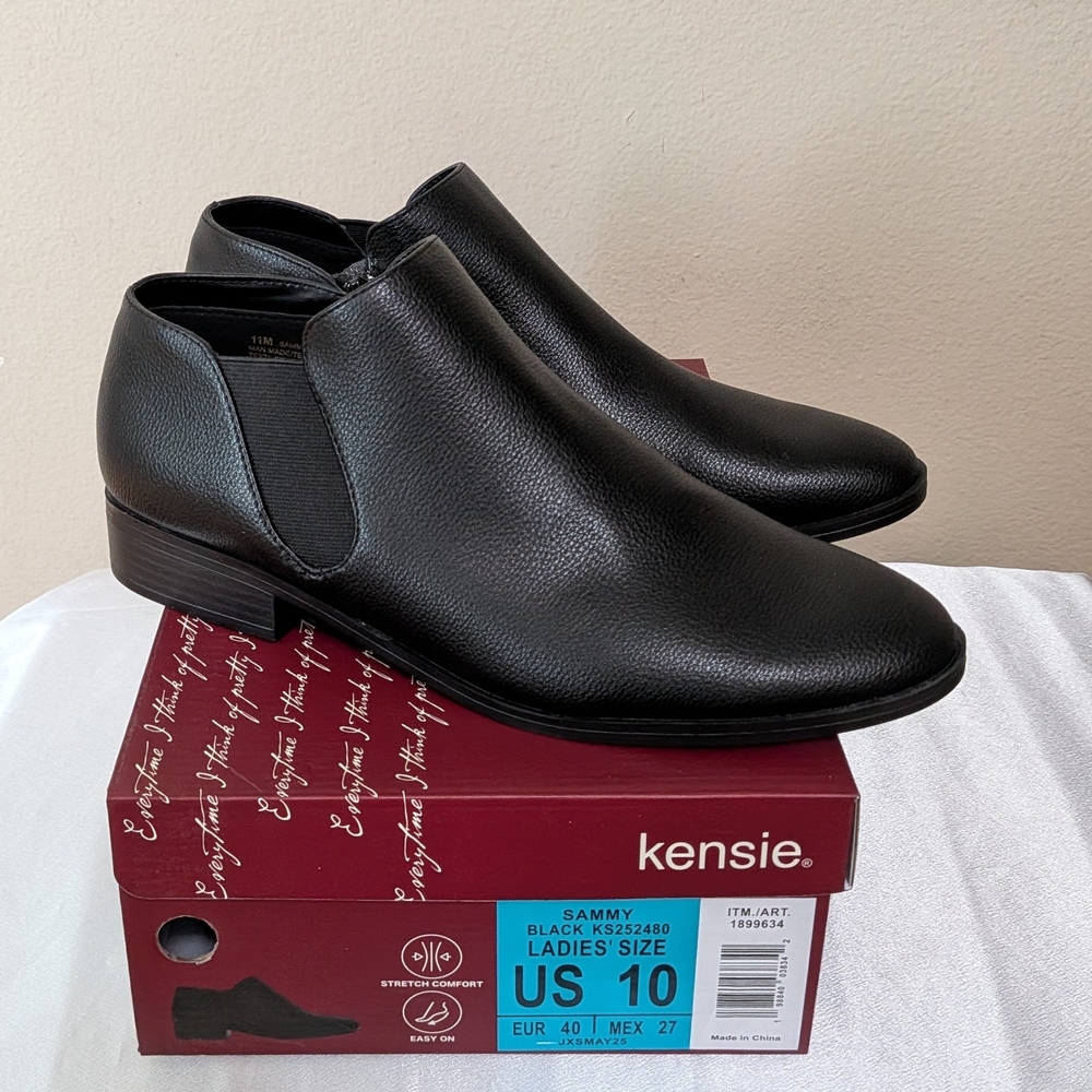 New Kensie‎ Women's Short Boots Black Size 10
